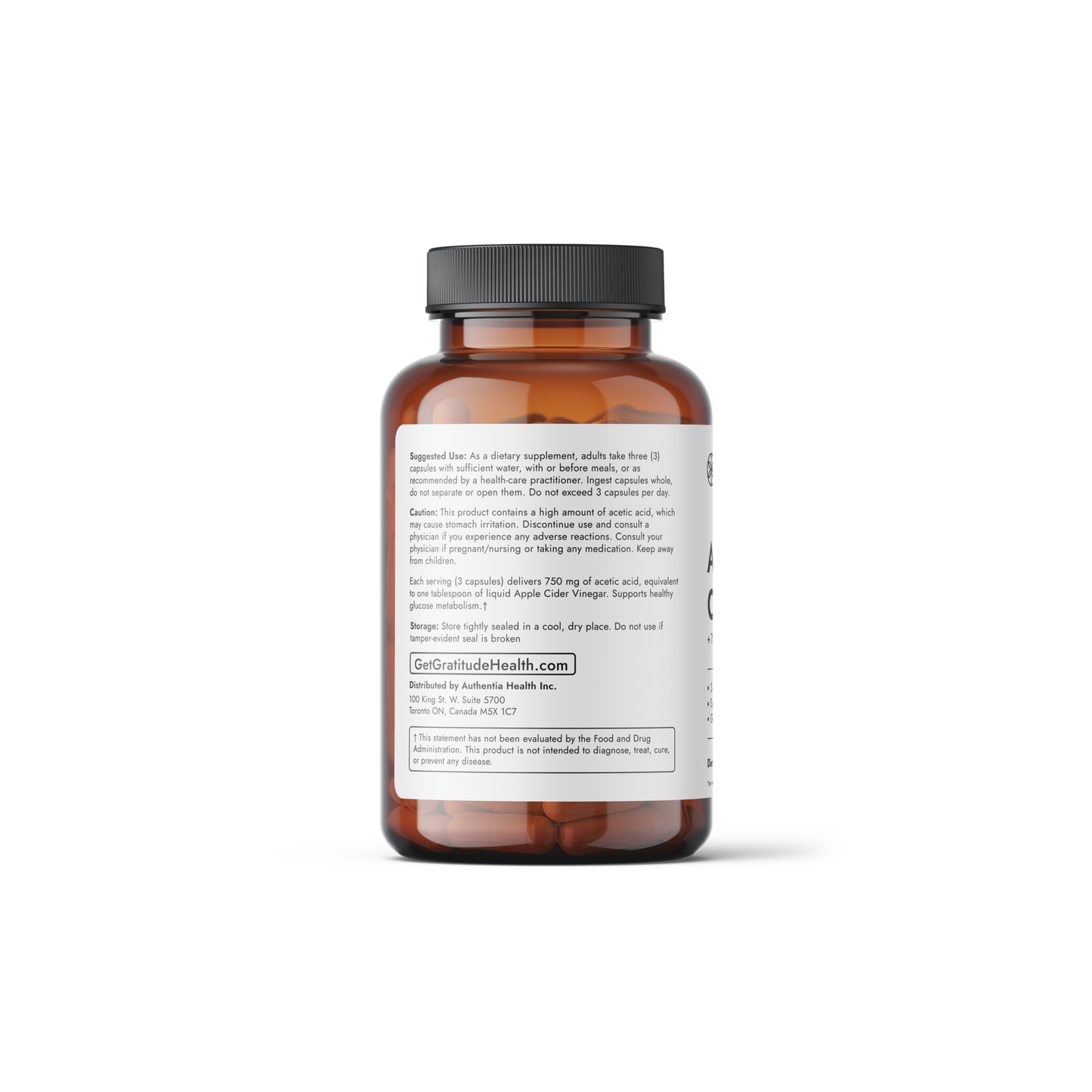 Apple Cider Vinegar +750mg Acetic Acid