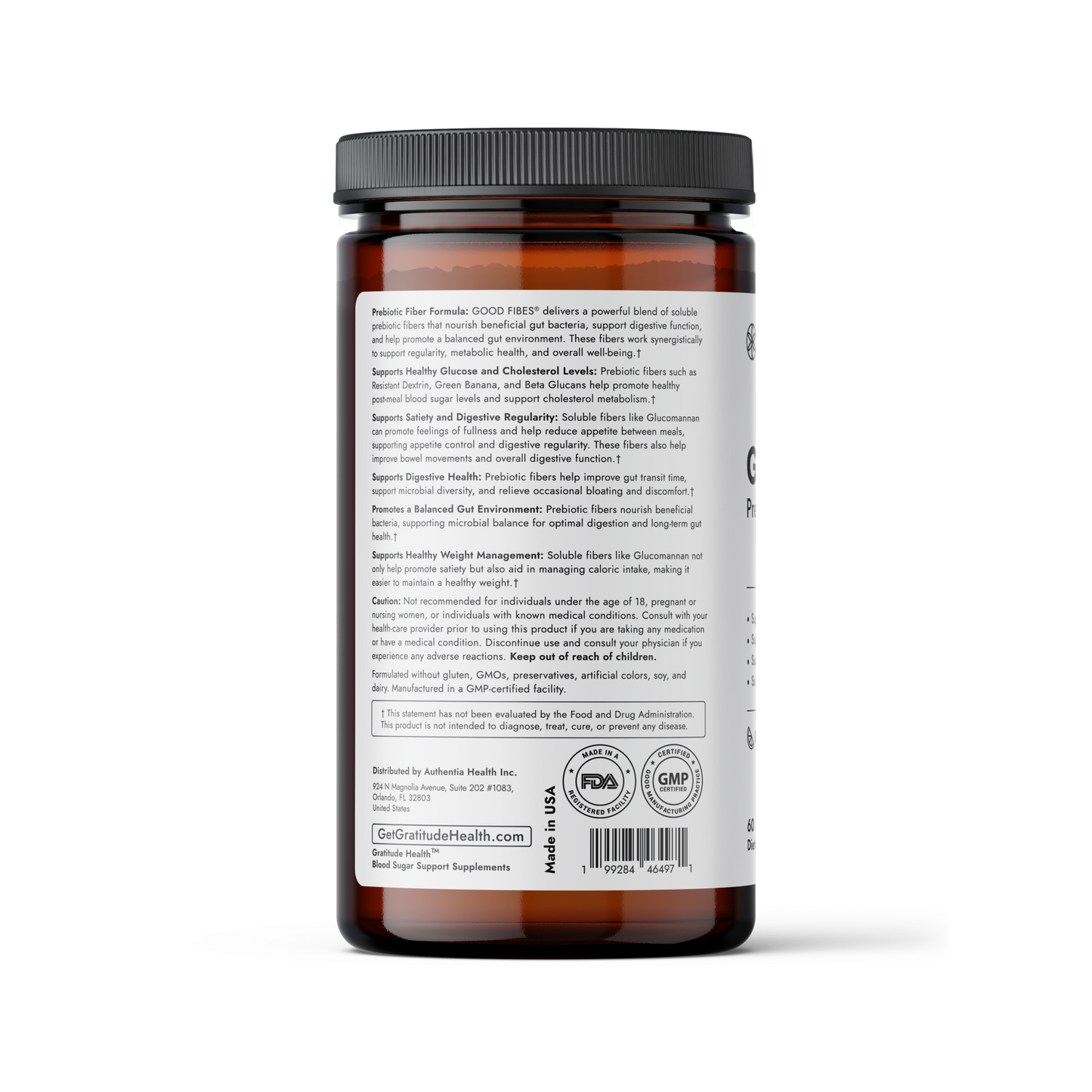 GOOD FIBES® Prebiotic Fiber Formula