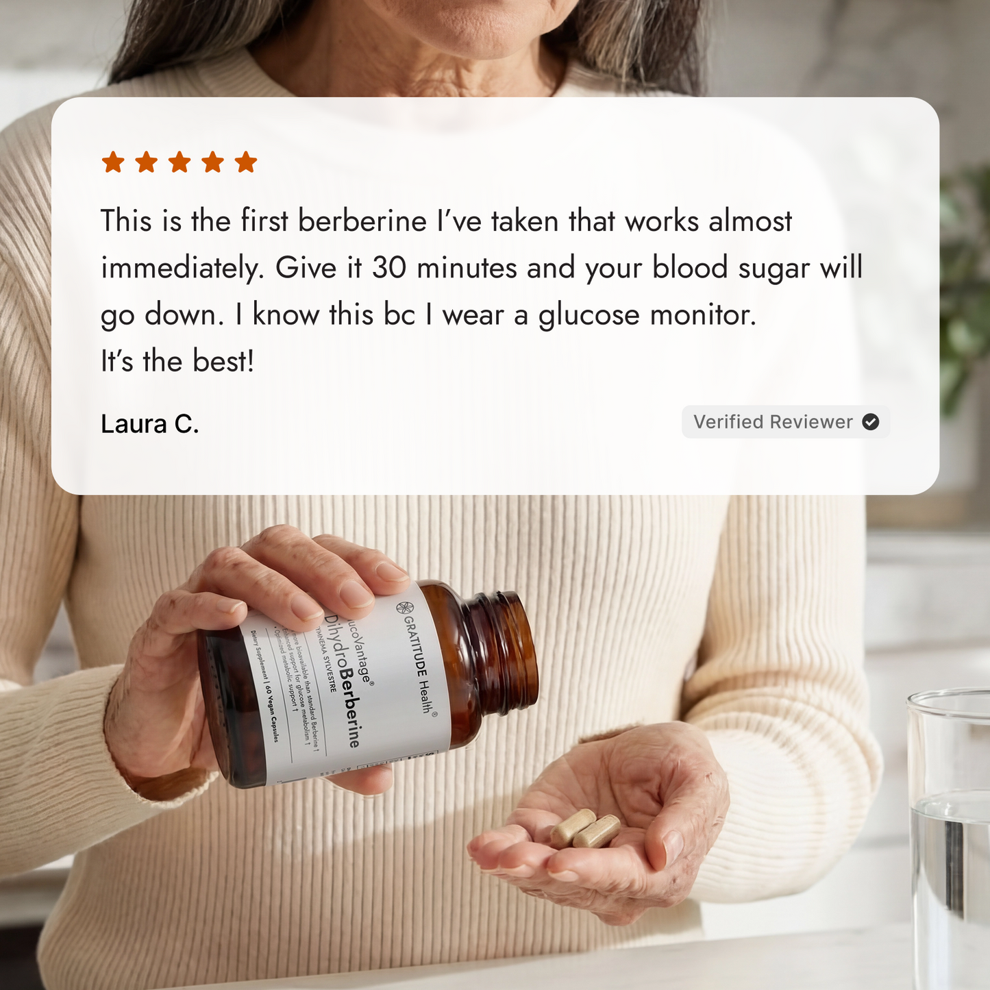 GlucoVantage® DihydroBerberine + Gymnema Sylvestre