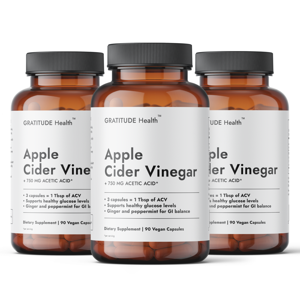 Apple Cider Vinegar Capsules Gratitude Health