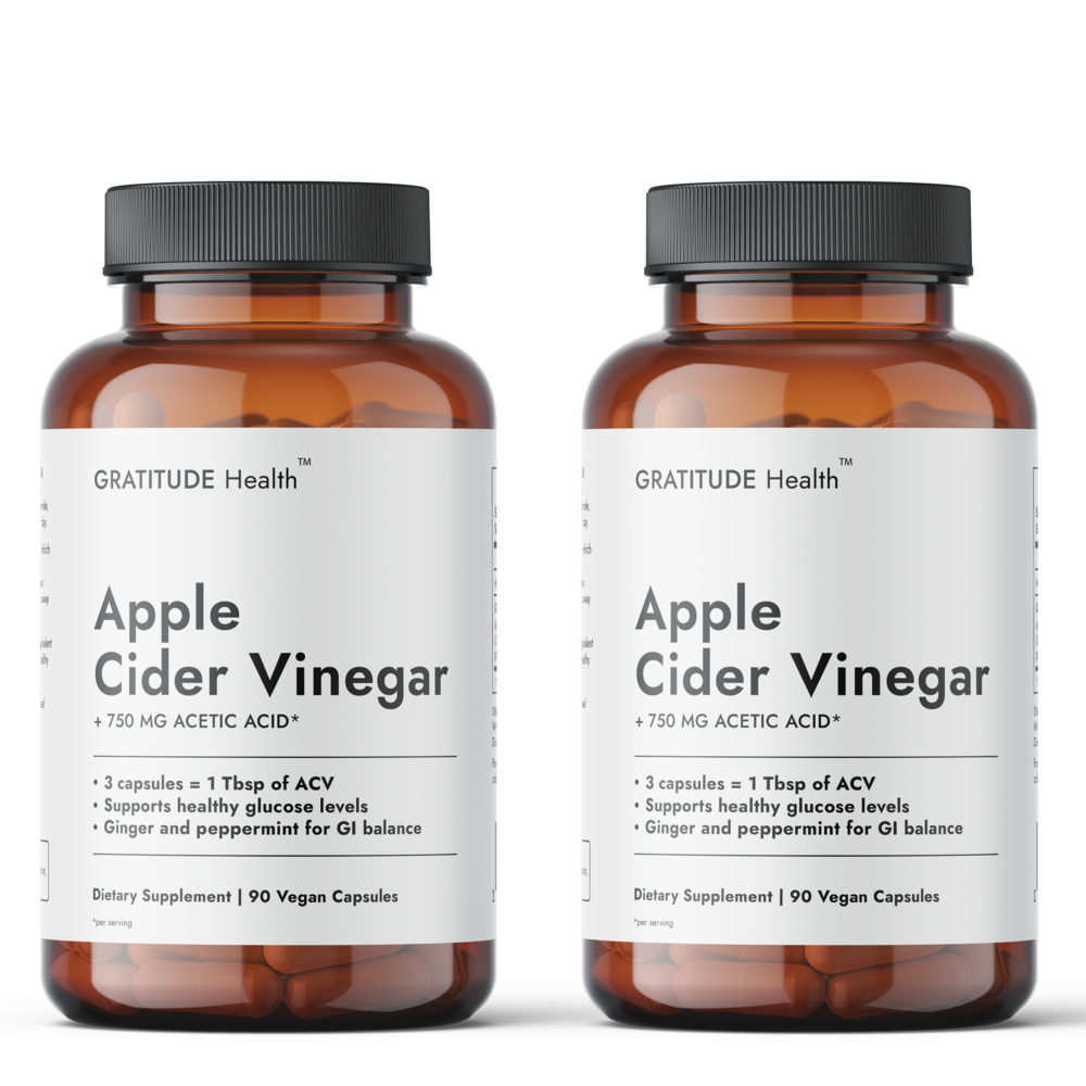 Apple Cider Vinegar Capsules Gratitude Health