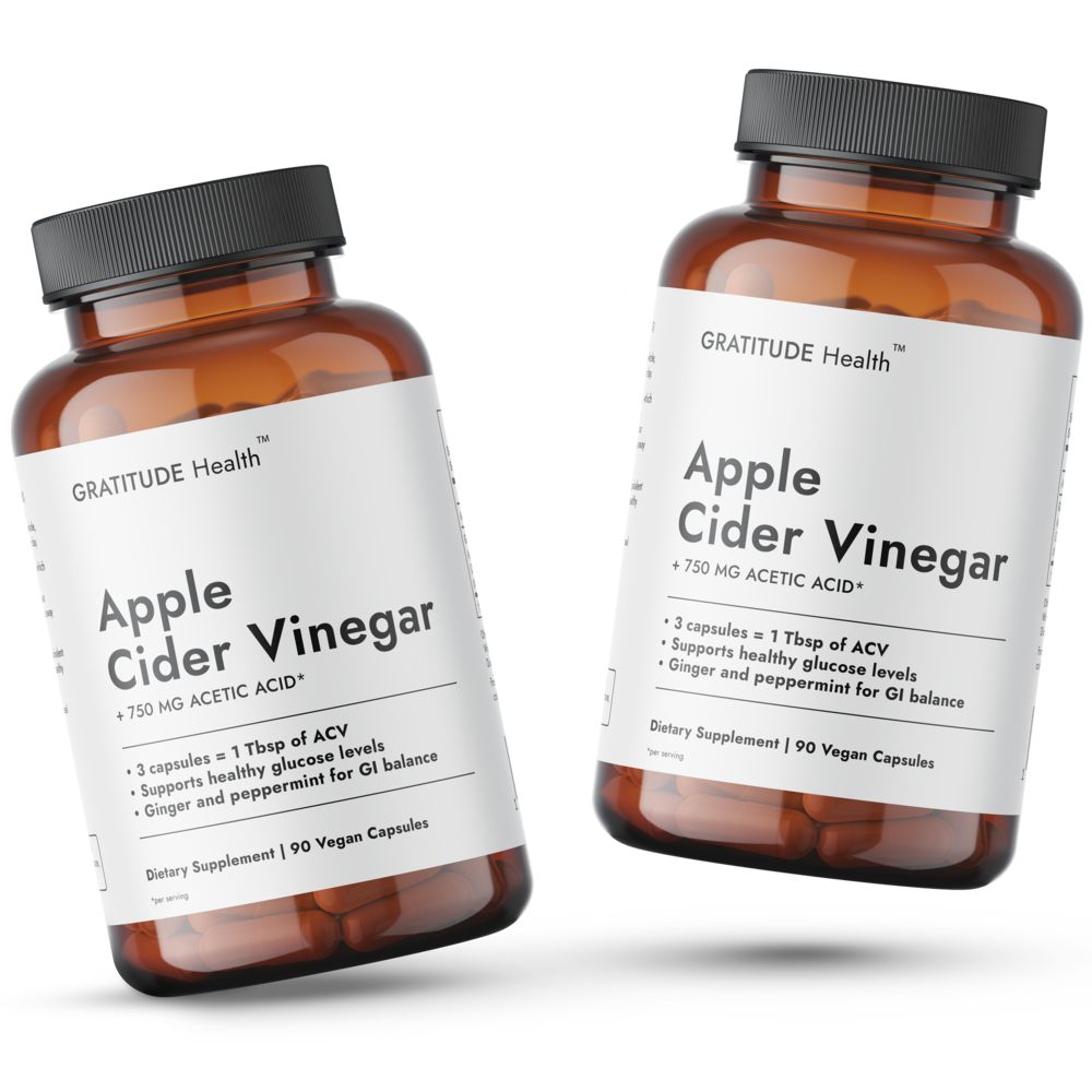 Apple Cider Vinegar Capsules Gratitude Health