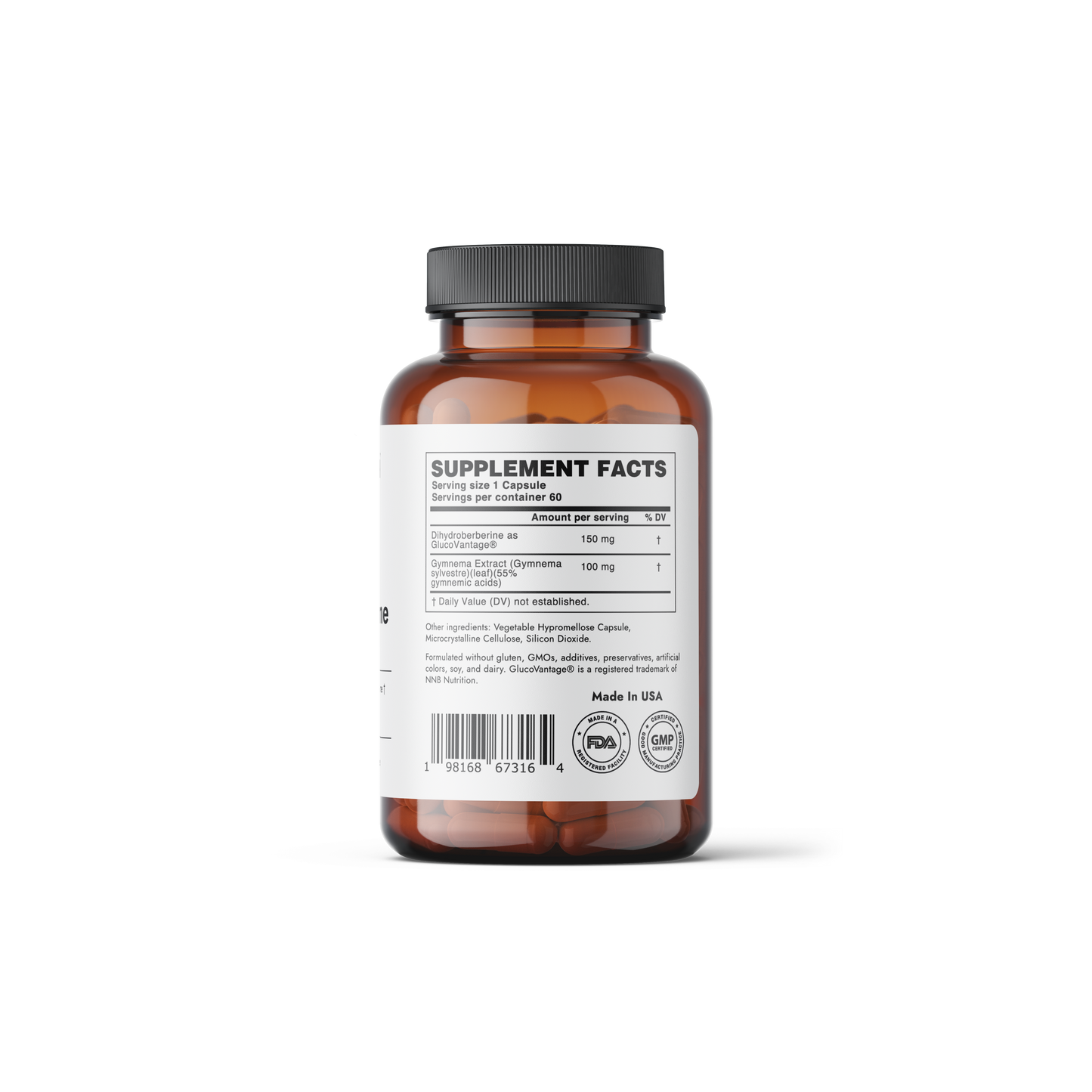 GlucoVantage® DihydroBerberine + Gymnema Sylvestre