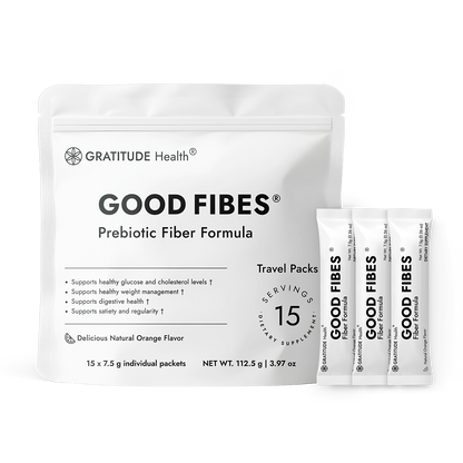 GOOD FIBES® Prebiotic Fiber Formula Travel Packs