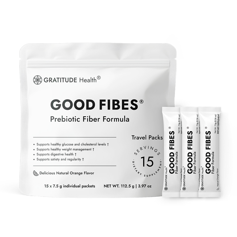 GOOD FIBES® Prebiotic Fiber Formula Travel Packs