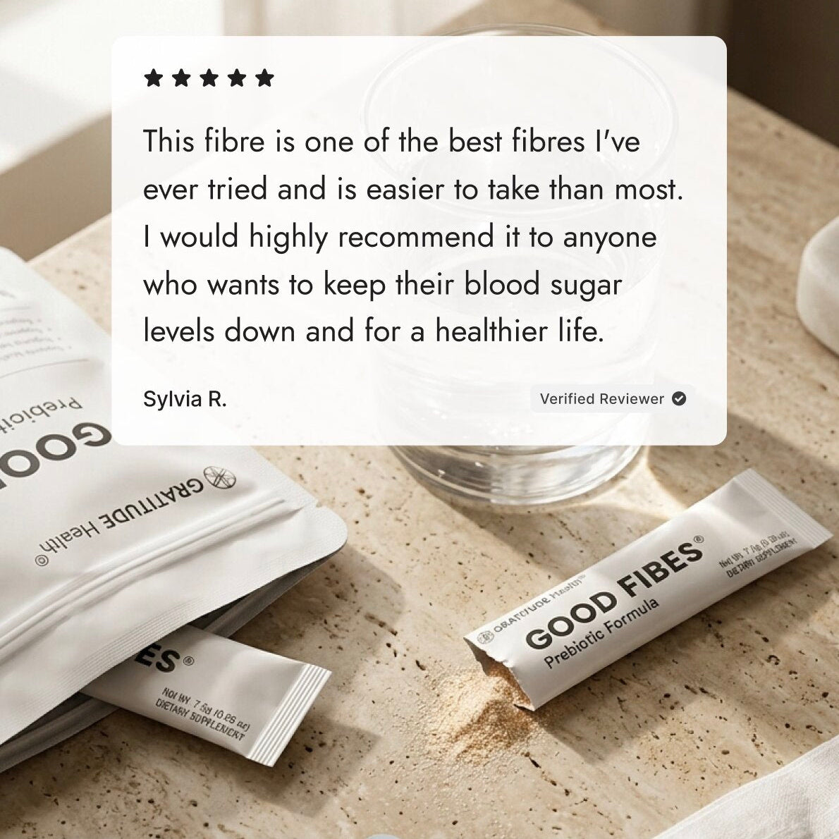 GOOD FIBES® Prebiotic Fiber Formula Travel Packs