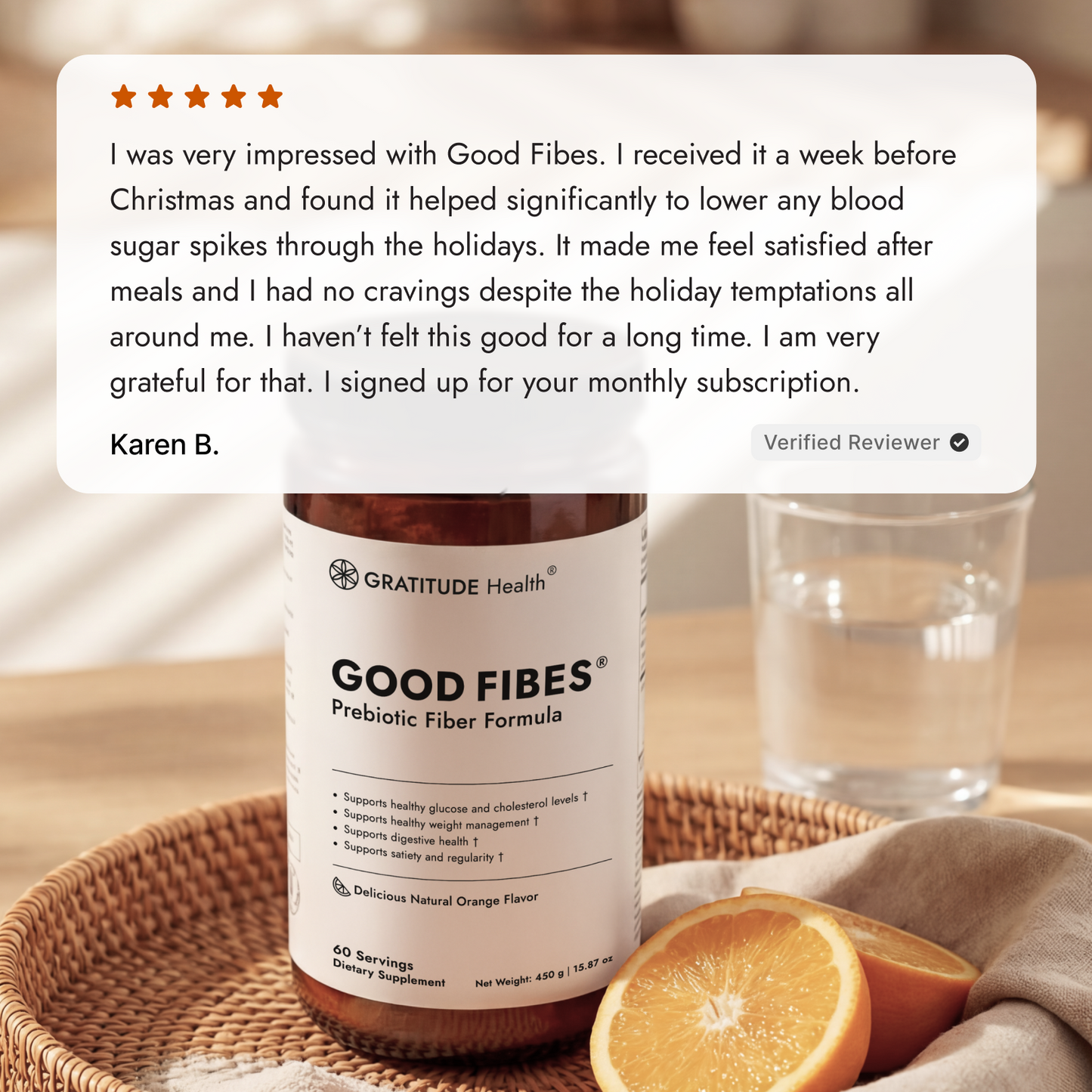 GOOD FIBES® Prebiotic Fiber Formula Drink Mix