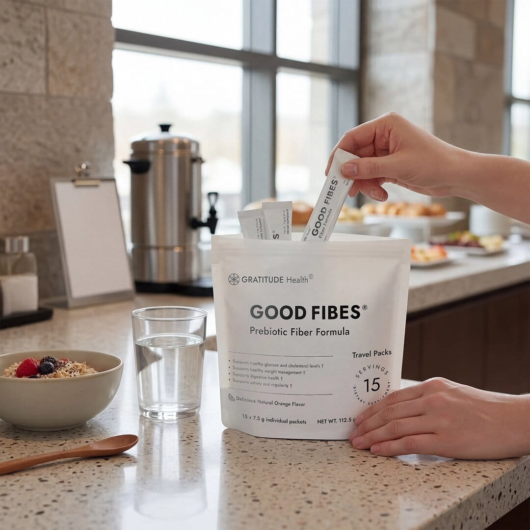 GOOD FIBES® Prebiotic Fiber Formula Travel Packs