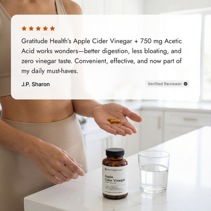 Apple Cider Vinegar +750mg Acetic Acid