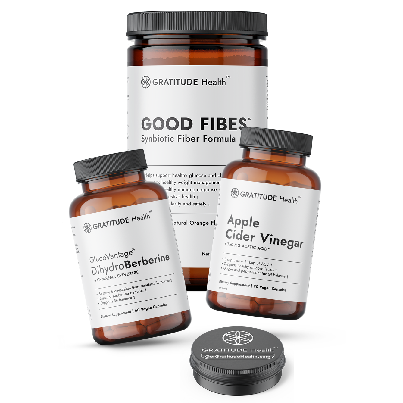 DihydroBerberine + Apple Cider Vinegar + Good Fibes Bundle